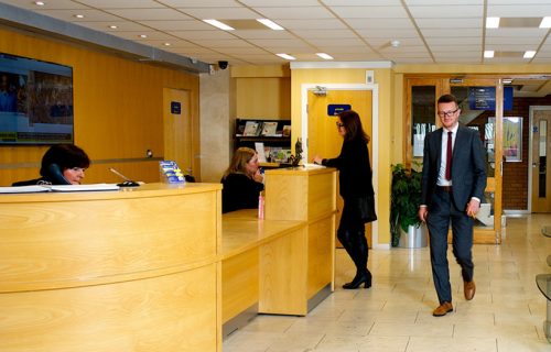 Image of the reception area