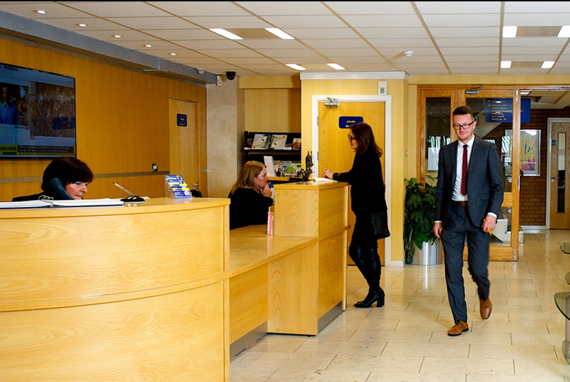 Image of the reception area