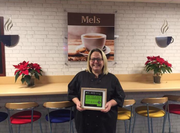 Mel's Cafe and her hygiene rating