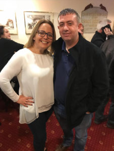 Mel at the Christmas Panto in 2018