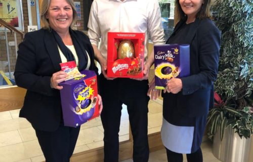 The Business Centre Team, Virtual Office Provides in Penarth, with Easter eggs