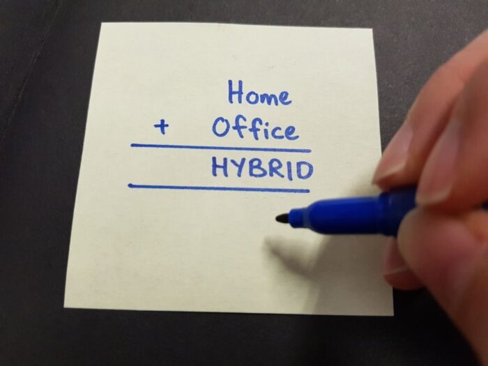 hybrid work model