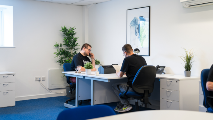 this is our serviced office in barry at the business centre