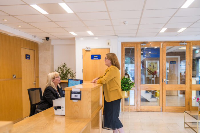 reception team business support