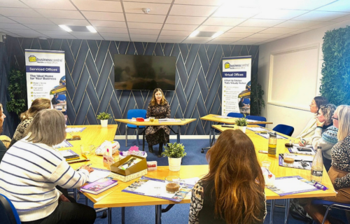 Starla Business Network hires a meeting room at the business centre barry
