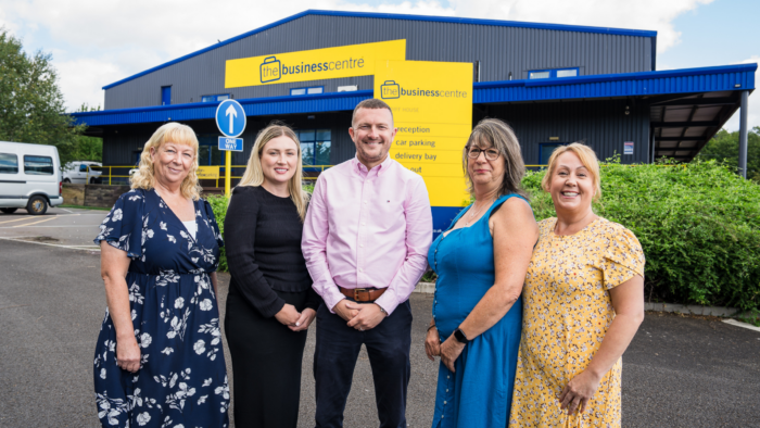 the team at the business centre barry